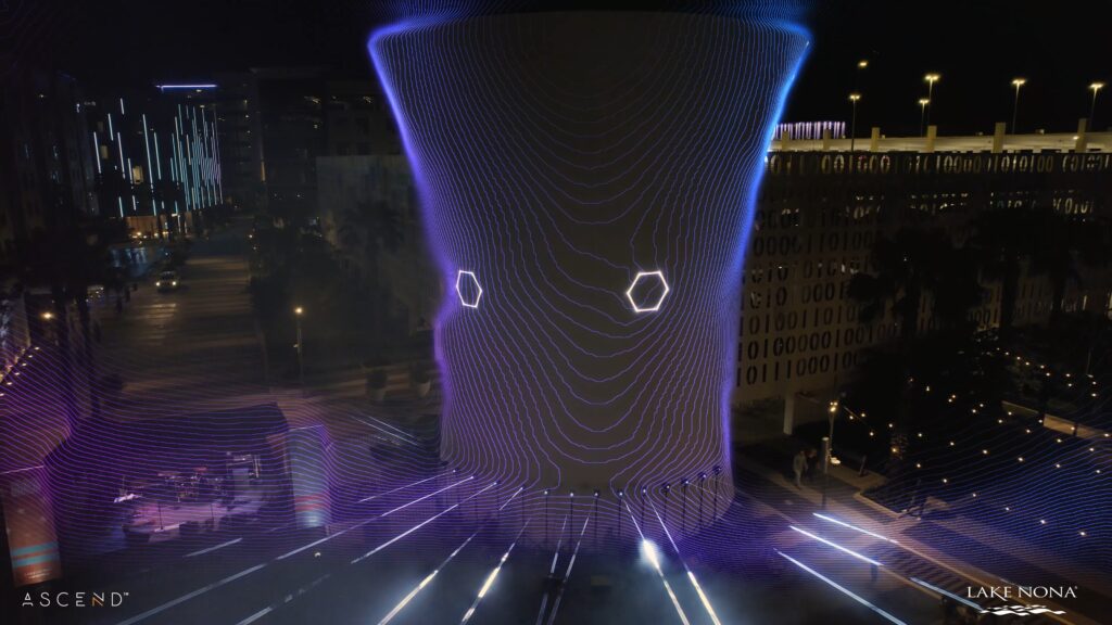 Lake Nona Laser Show